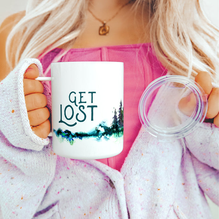 Get Lost Insulated Travel Mug