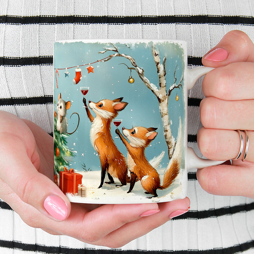 Festive Animals Holiday Mug