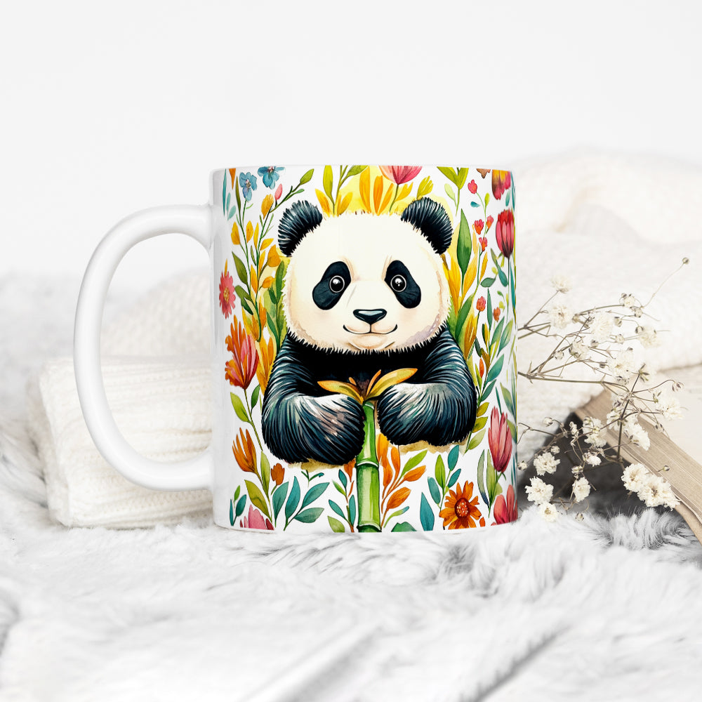 Floral Panda Mug