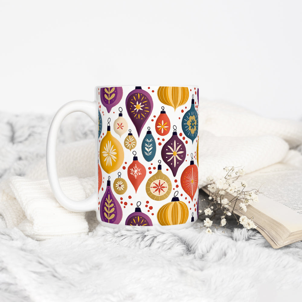Vintage Christmas Ornaments Mug