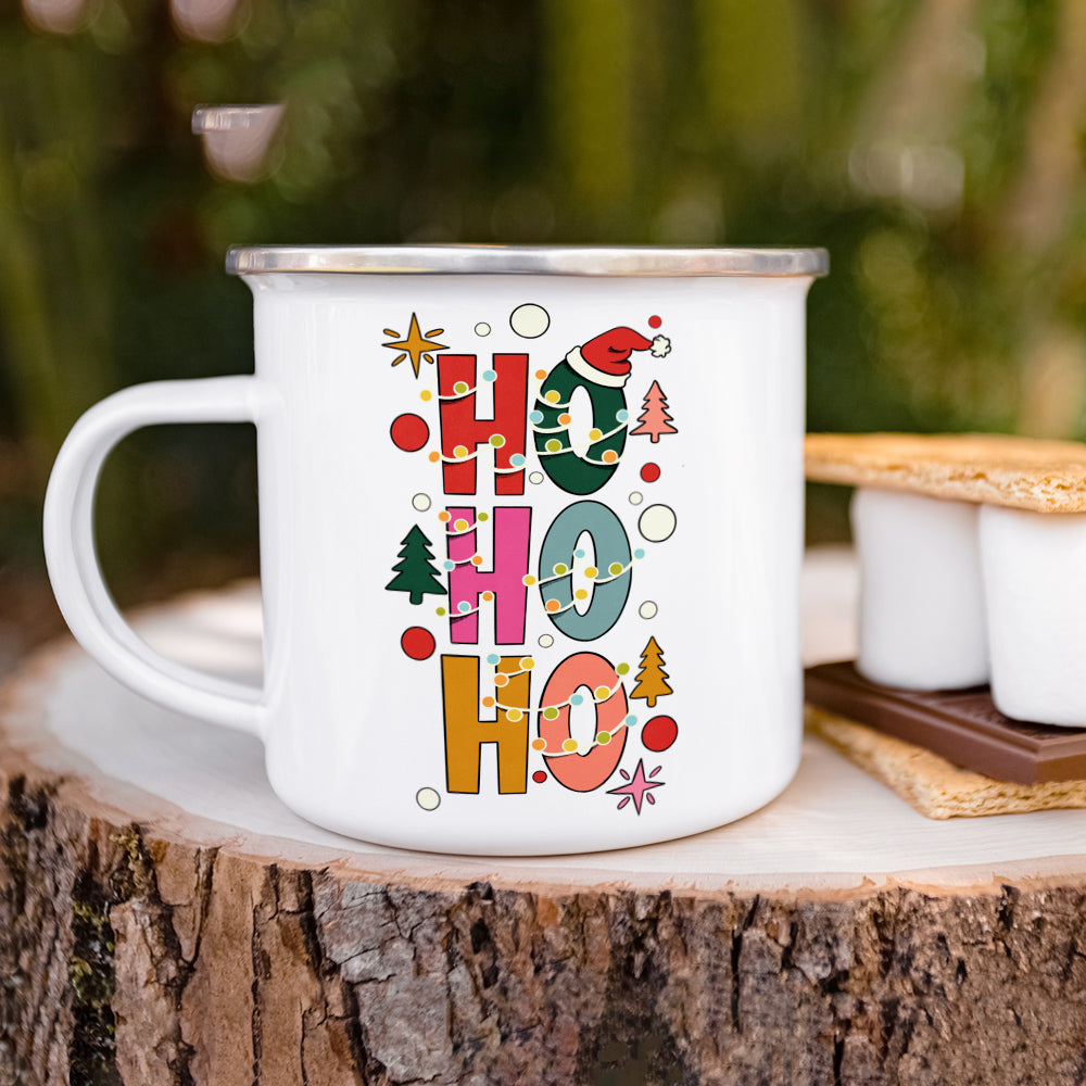 HO HO HO Camp Mug