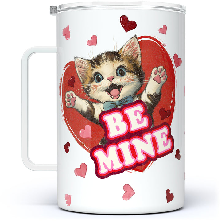 Be Mine Cat Insulated Travel Mug