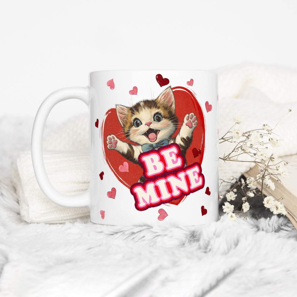 Be Mine Cat Mug