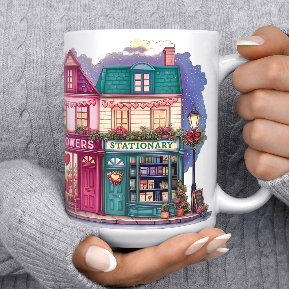 Valentine's Storefront Shops Mug