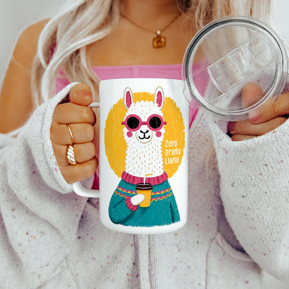 Zero Drama Llama Insulated Travel Mug
