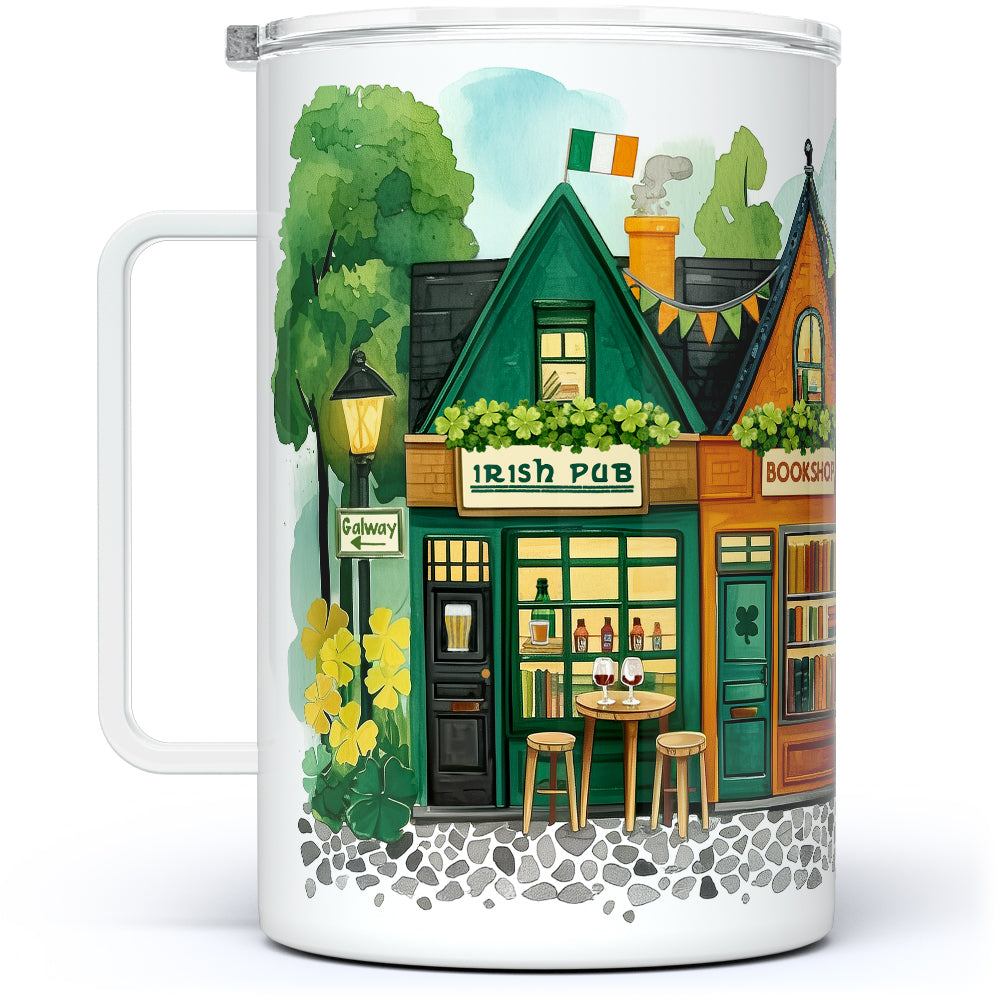 St. Patrick's Storefront Shops Insulated Travel Mug
