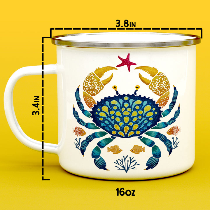 Coastal Ocean Crab Camp Mug