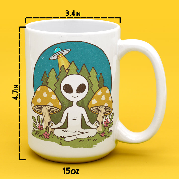Meditating Alien Mug