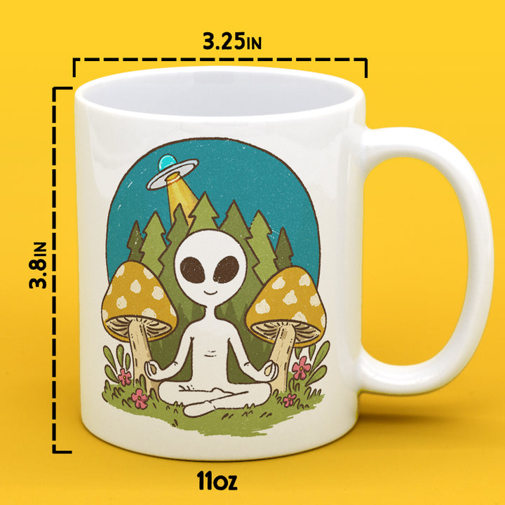 Meditating Alien Mug