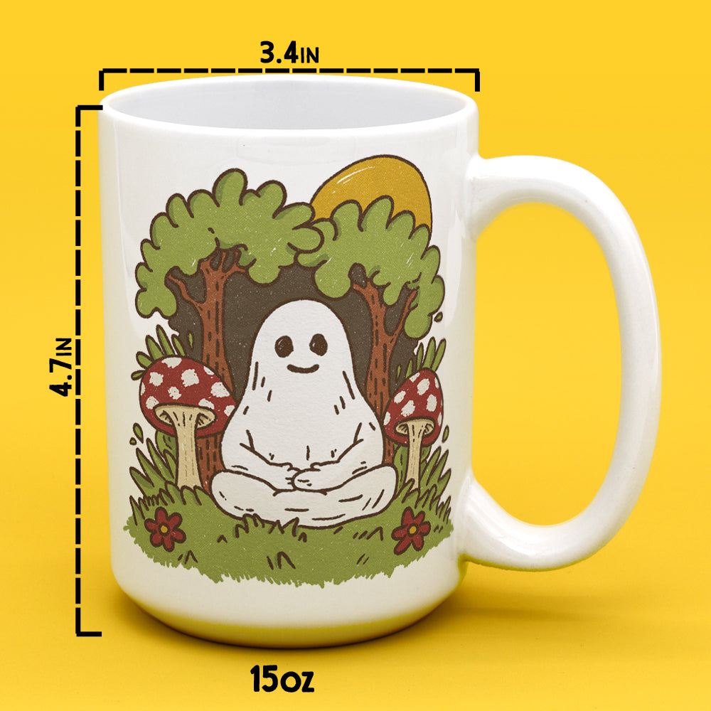 Meditating Ghost Mug