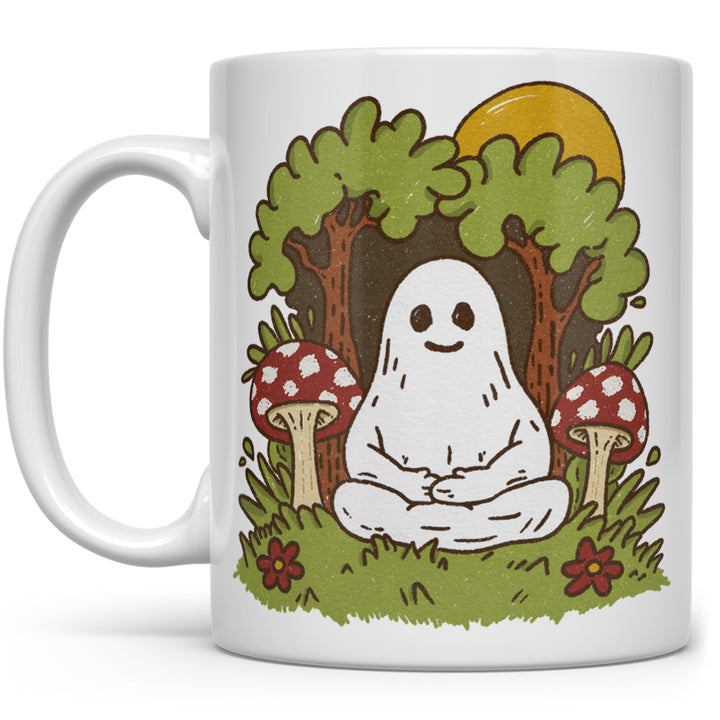 Meditating Ghost Mug