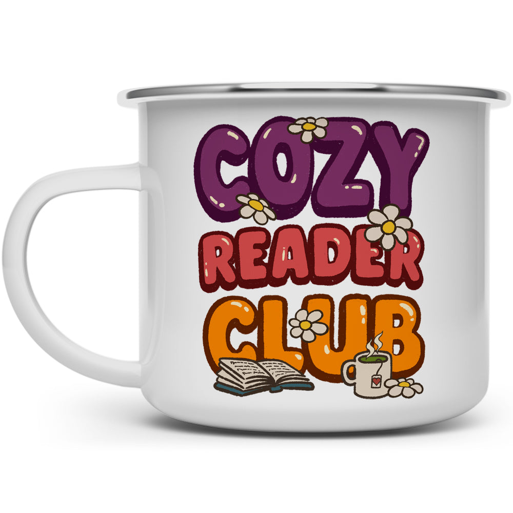 Cozy Reader Club Camp Mug