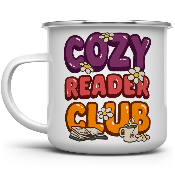 Cozy Reader Club Camp Mug
