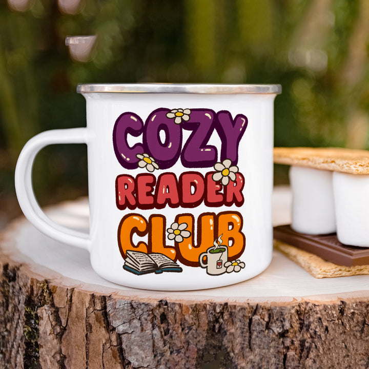 Cozy Reader Club Camp Mug