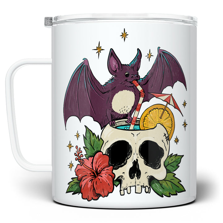 Tiki Bat Insulated Travel Mug