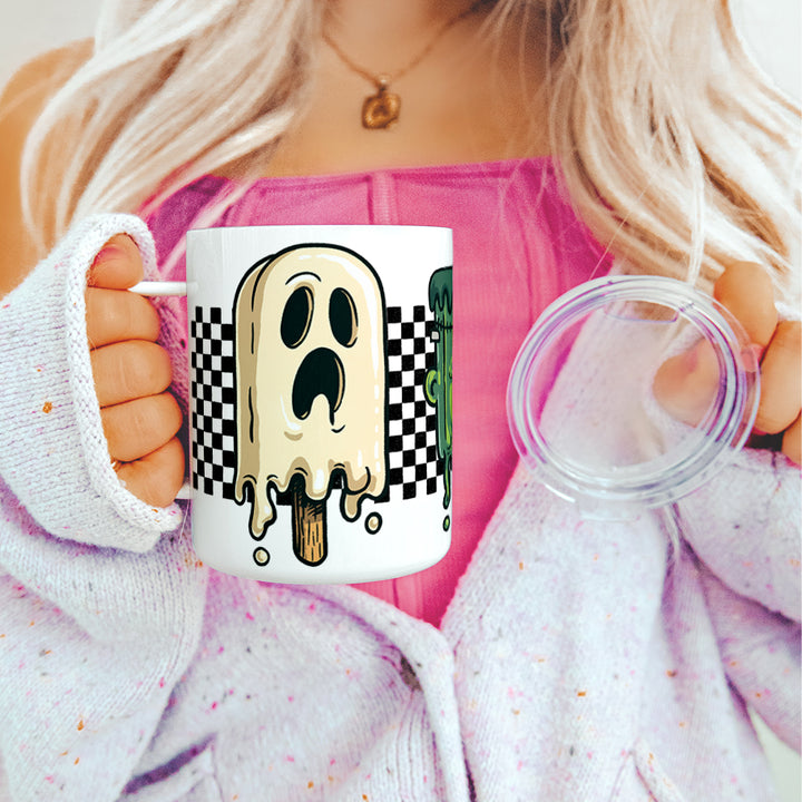 Halloween Popsicles Insulated Travel Mug