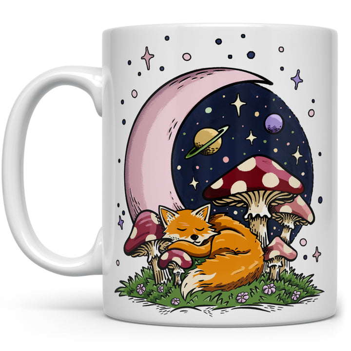 Sleeping Moon Fox Mug