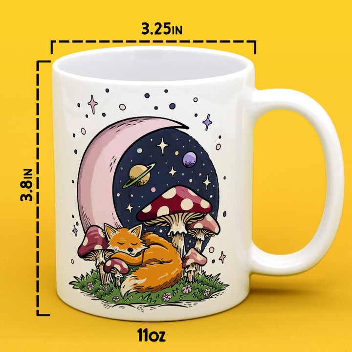 Sleeping Moon Fox Mug