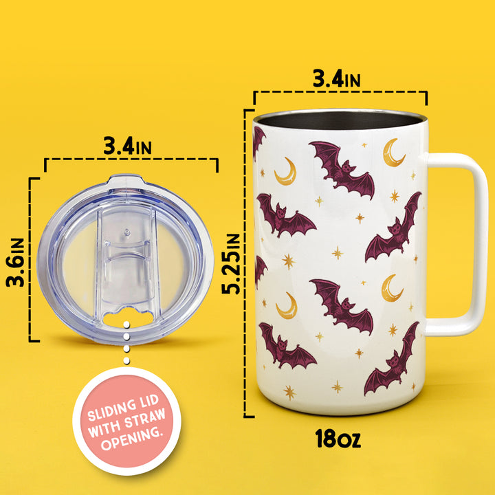 Celestial Bat Insulated Travel Mug