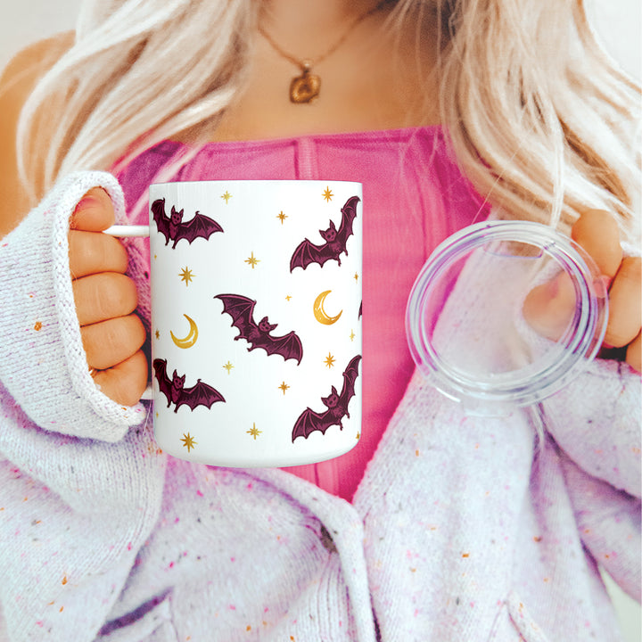 Celestial Bat Insulated Travel Mug