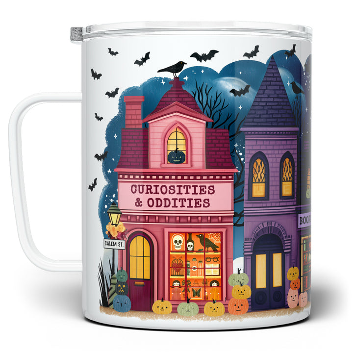 Halloween Storefronts Insulated Travel Mug