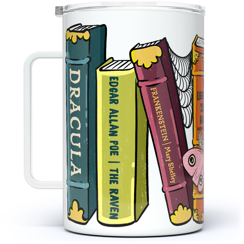 Gothic Classics Books Insulated Travel Mug