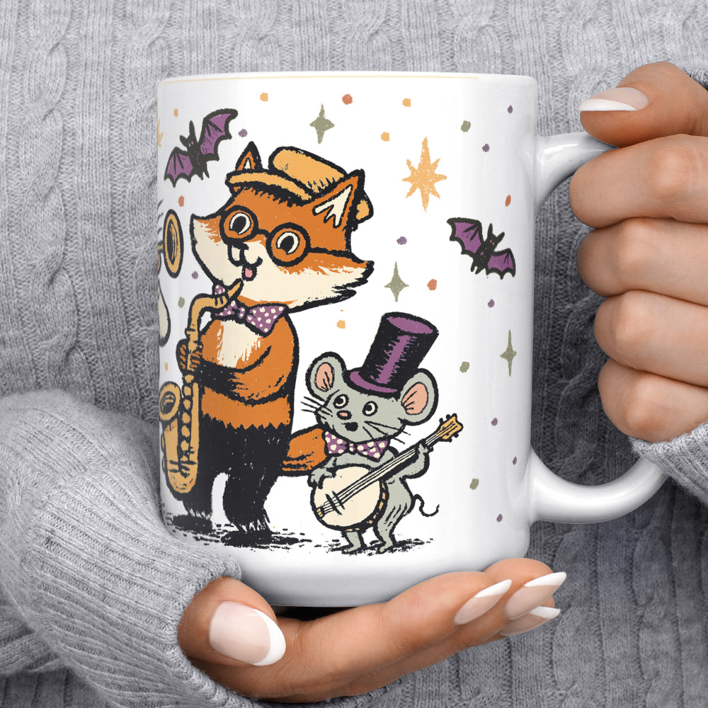 Halloween Jazz Band Mug