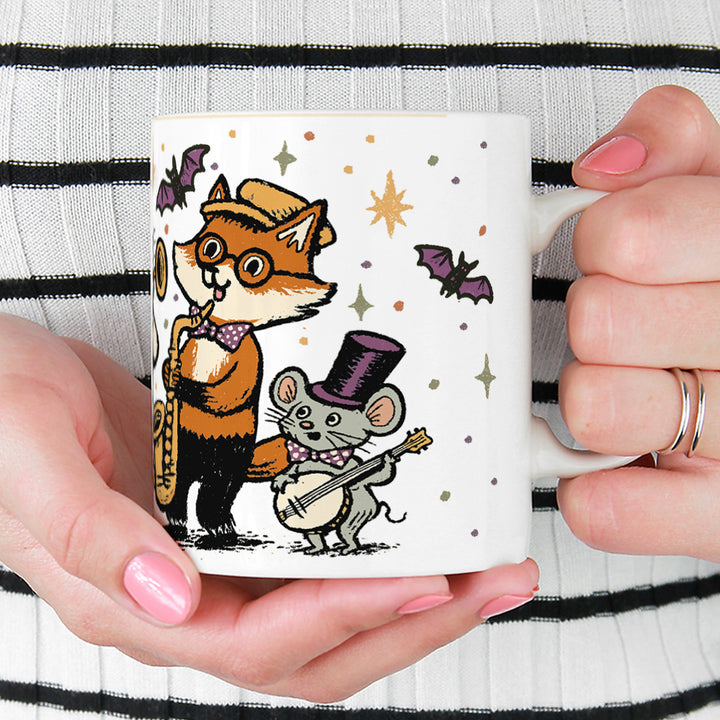 Halloween Jazz Band Mug