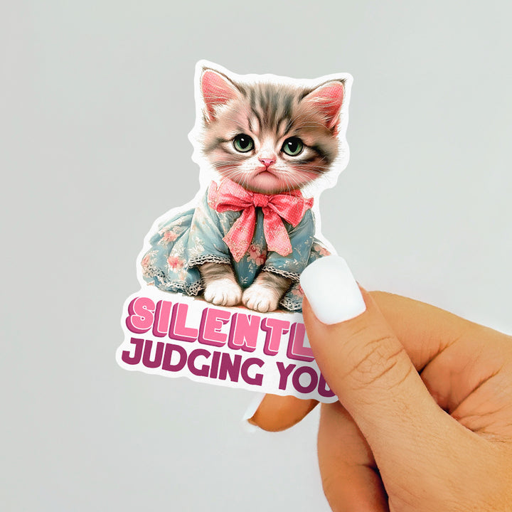 Silently Judging You Sticker