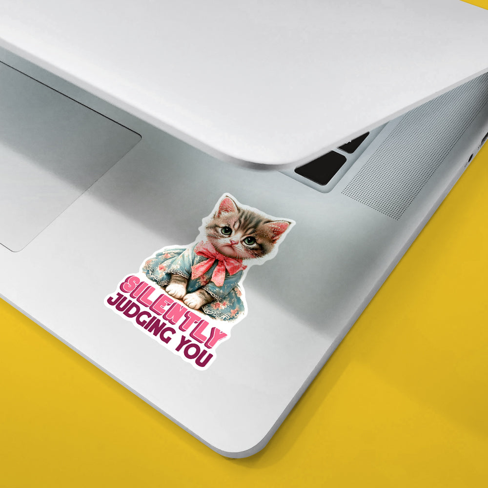 Silently Judging You Sticker
