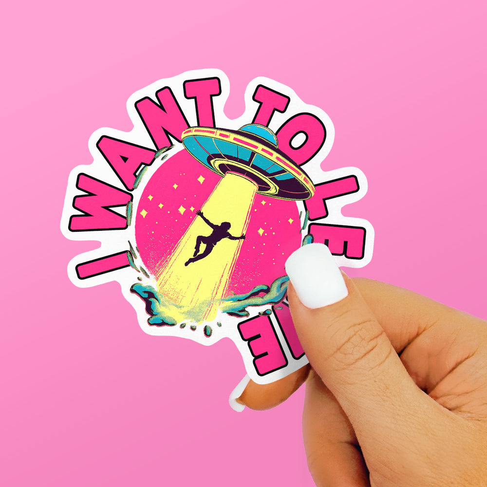 I Want To Leave Sticker