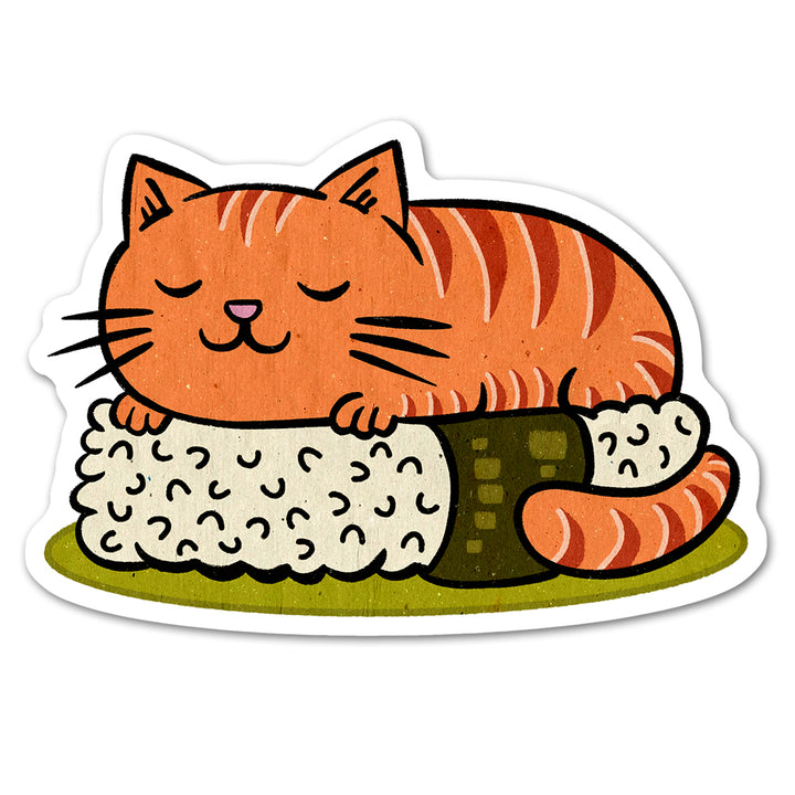 Cute Sushi Cat Sticker