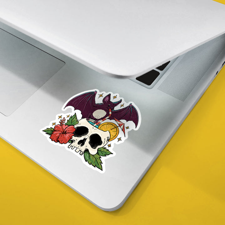 Tiki Bat Sticker