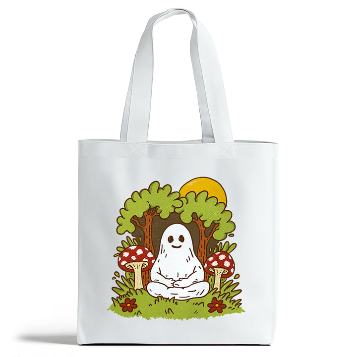 Meditating Ghost Tote Bag
