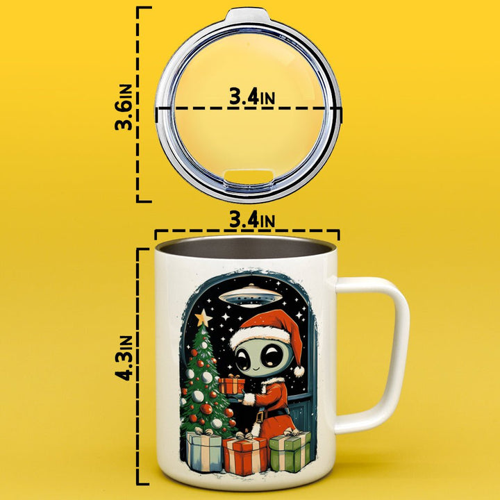 Alien Christmas Insulated Travel Mug - Loftipop