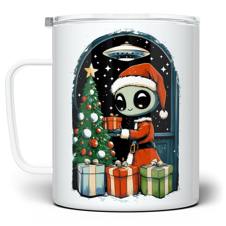 Alien Christmas Insulated Travel Mug - Loftipop