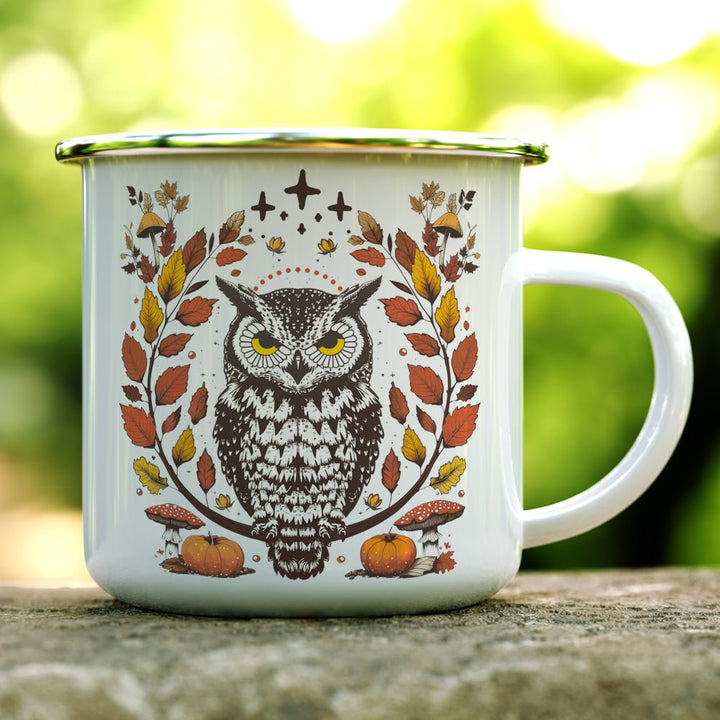Autumn Owl Camp Mug - Loftipop