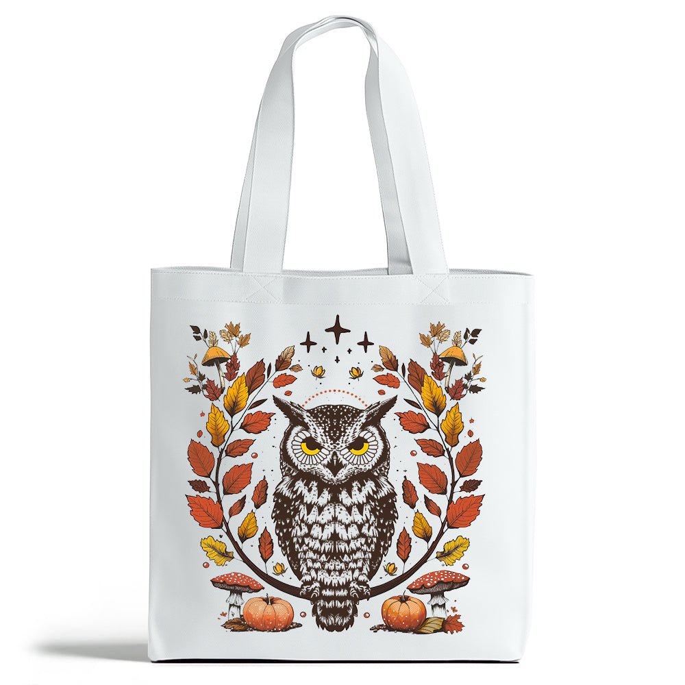 Autumn Owl Tote Bag - Loftipop