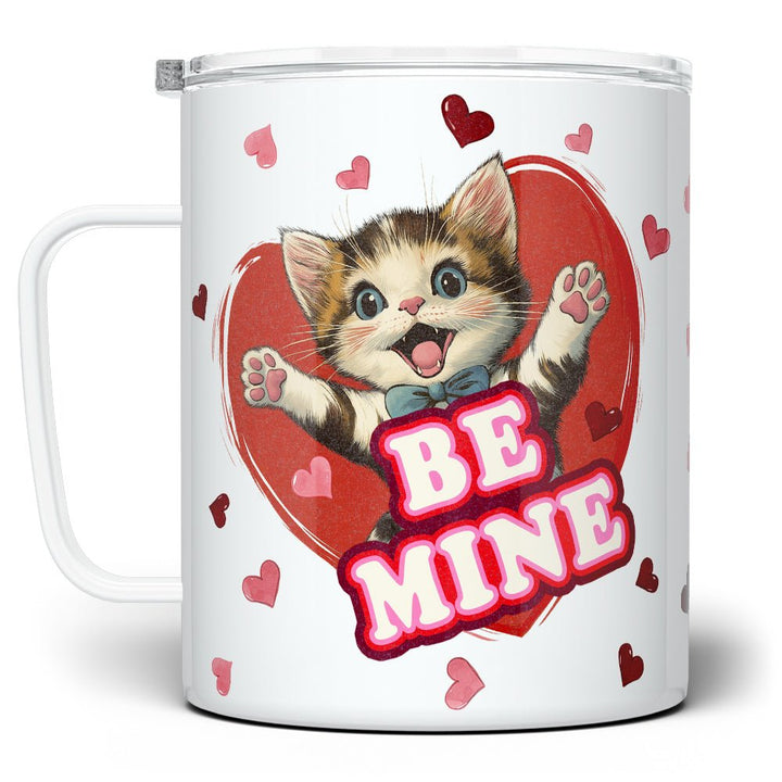 Be Mine Cat Insulated Travel Mug - Loftipop