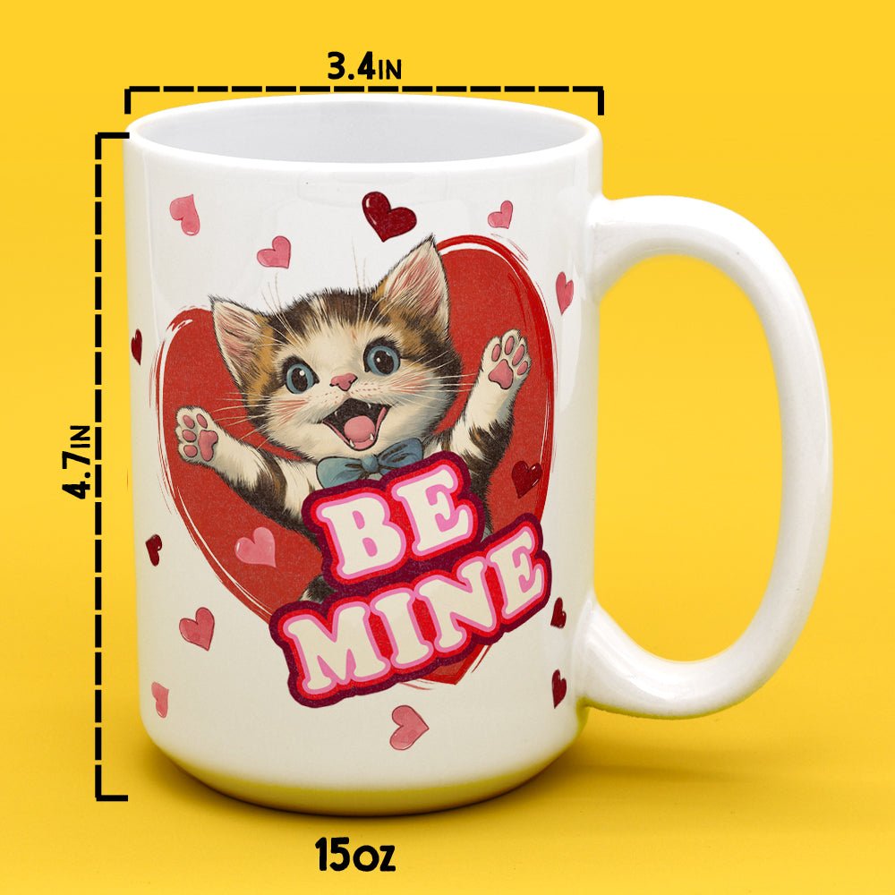 Be Mine Cat Mug - Loftipop