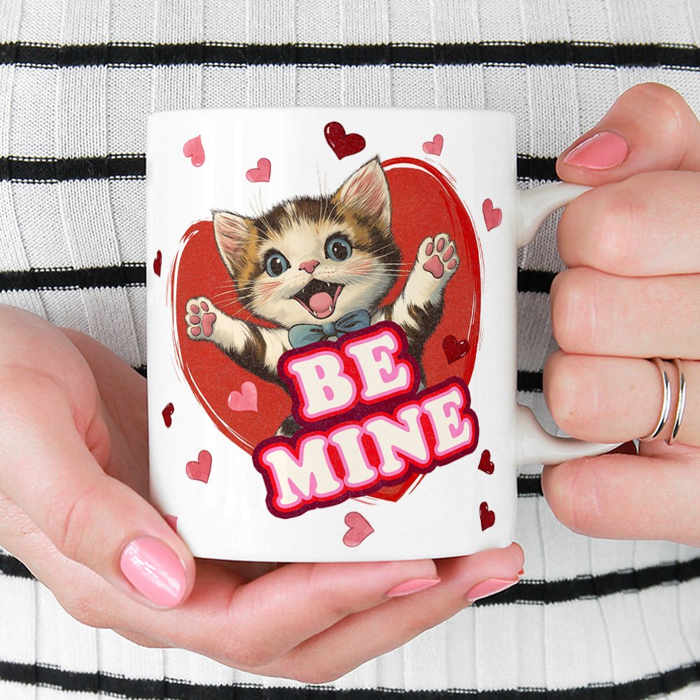 Be Mine Cat Mug - Loftipop