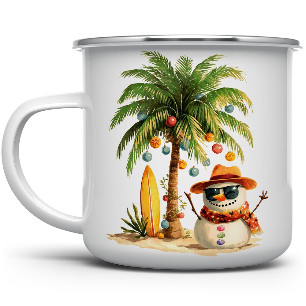 Beach Snowman Camp Mug - Loftipop