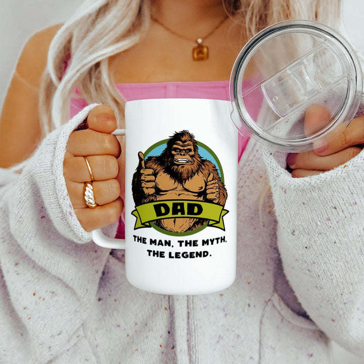 Bigfoot Dad Insulated Travel Mug - Loftipop