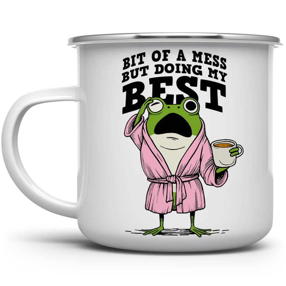 Bit of a Mess But Doing My Best Camp Mug - Loftipop