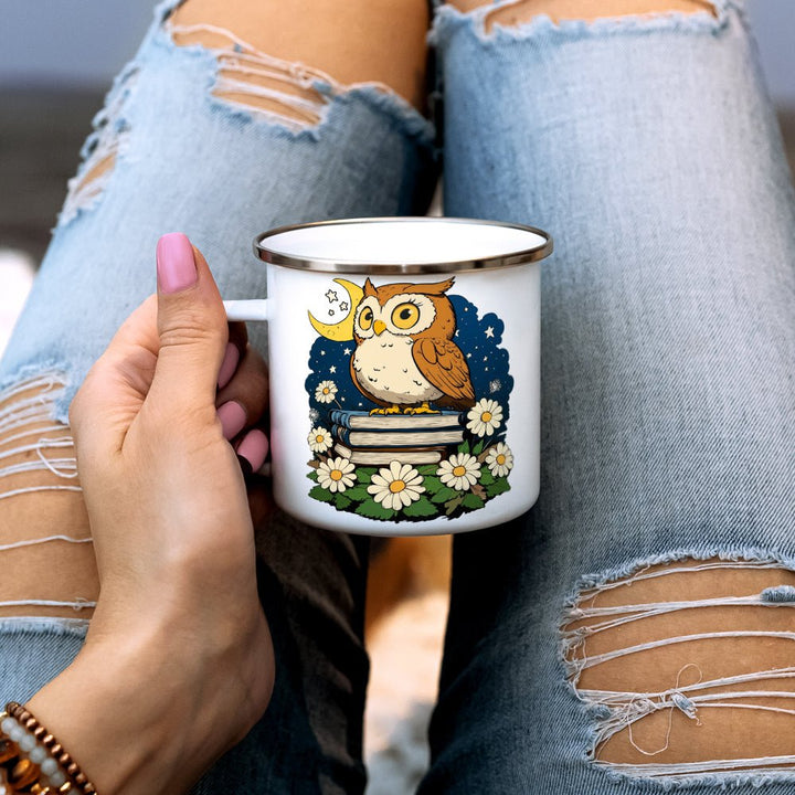 Book Owl Camp Mug - Loftipop