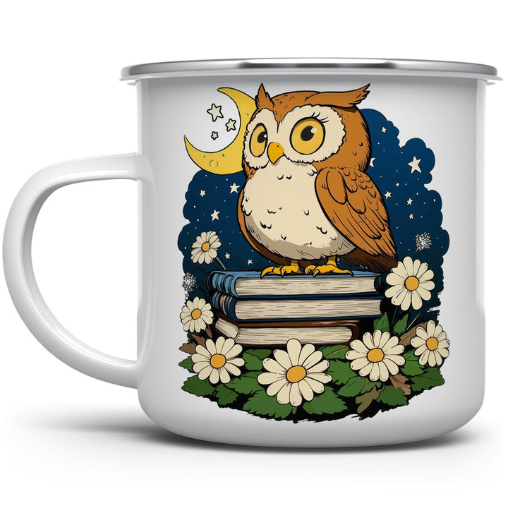 Book Owl Camp Mug - Loftipop