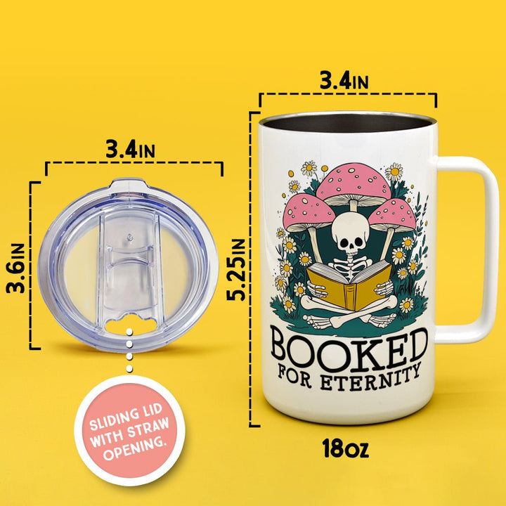 Booked For Eternity Insulated Travel Mug - Loftipop