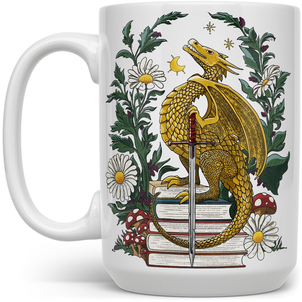 Bookish Dragon Mug - Loftipop