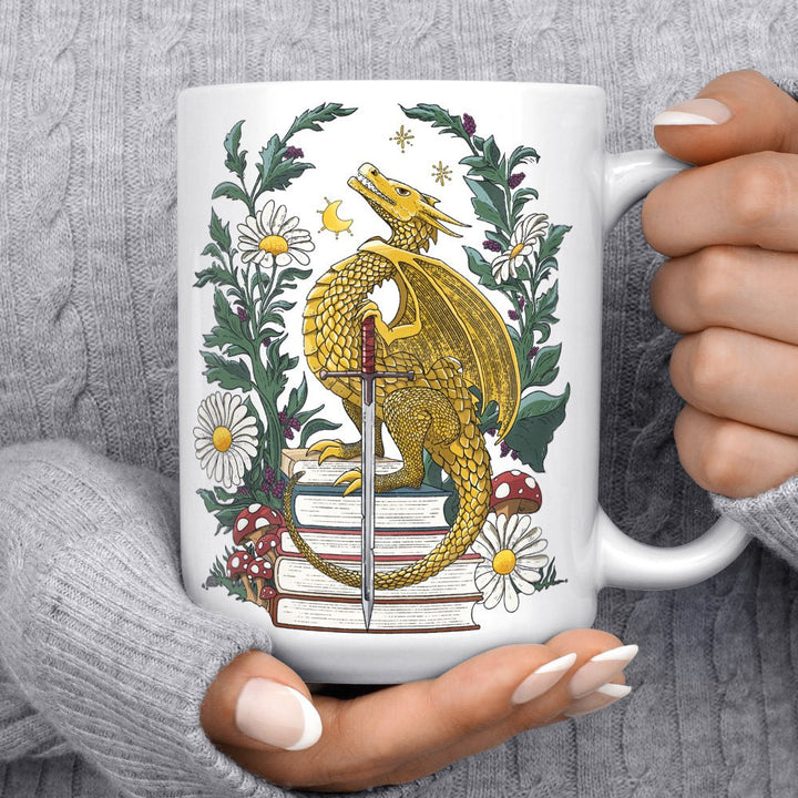 Bookish Dragon Mug - Loftipop