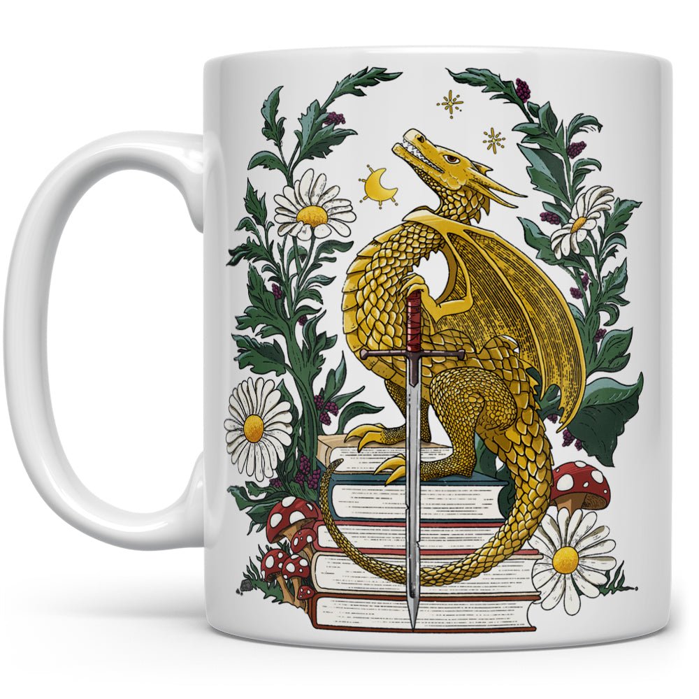 Bookish Dragon Mug - Loftipop